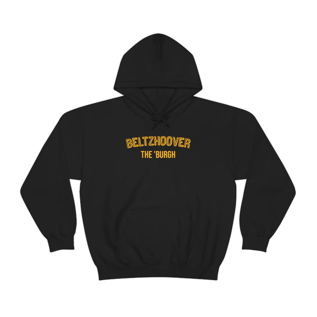 Pittsburgh Neighborhood - Beltzhoover - The 'Burgh Neighborhood Series -Hooded Sweatshirt Hoodie Printify Black S 