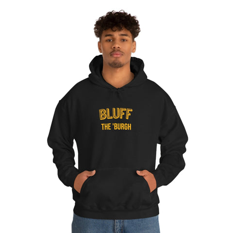 Pittsburgh Neighborhood - Bluff - The 'Burgh Neighborhood Series -Hooded Sweatshirt Hoodie Printify   