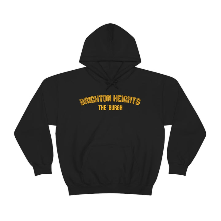 Pittsburgh Neighborhood - Brighton Heights - The 'Burgh Neighborhood Series -Hooded Sweatshirt Hoodie Printify Black S 