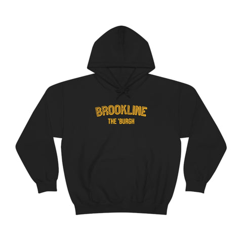 Pittsburgh Neighborhood - Brookline - The 'Burgh Neighborhood Series -Hooded Sweatshirt Hoodie Printify Black S 