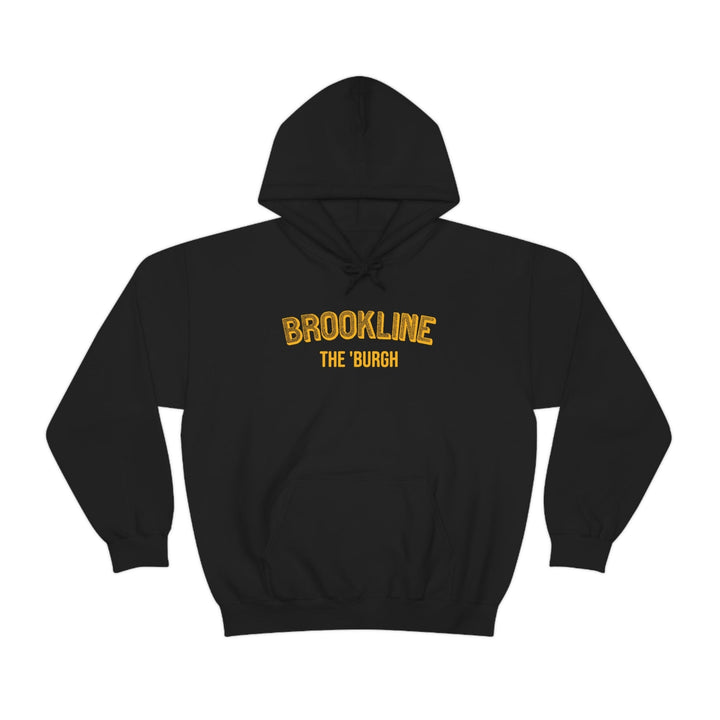 Pittsburgh Neighborhood - Brookline - The 'Burgh Neighborhood Series -Hooded Sweatshirt Hoodie Printify Black S 
