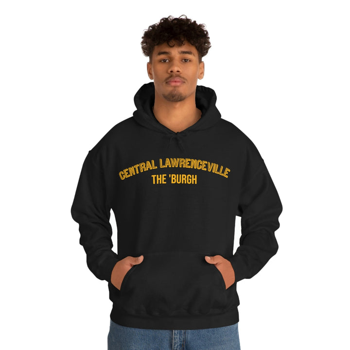 Pittsburgh Neighborhood - Central Lawrenceville - The 'Burgh Neighborhood Series -Hooded Sweatshirt Hoodie Printify   