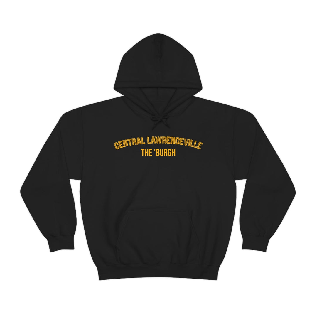 Pittsburgh Neighborhood - Central Lawrenceville - The 'Burgh Neighborhood Series -Hooded Sweatshirt Hoodie Printify Black S 