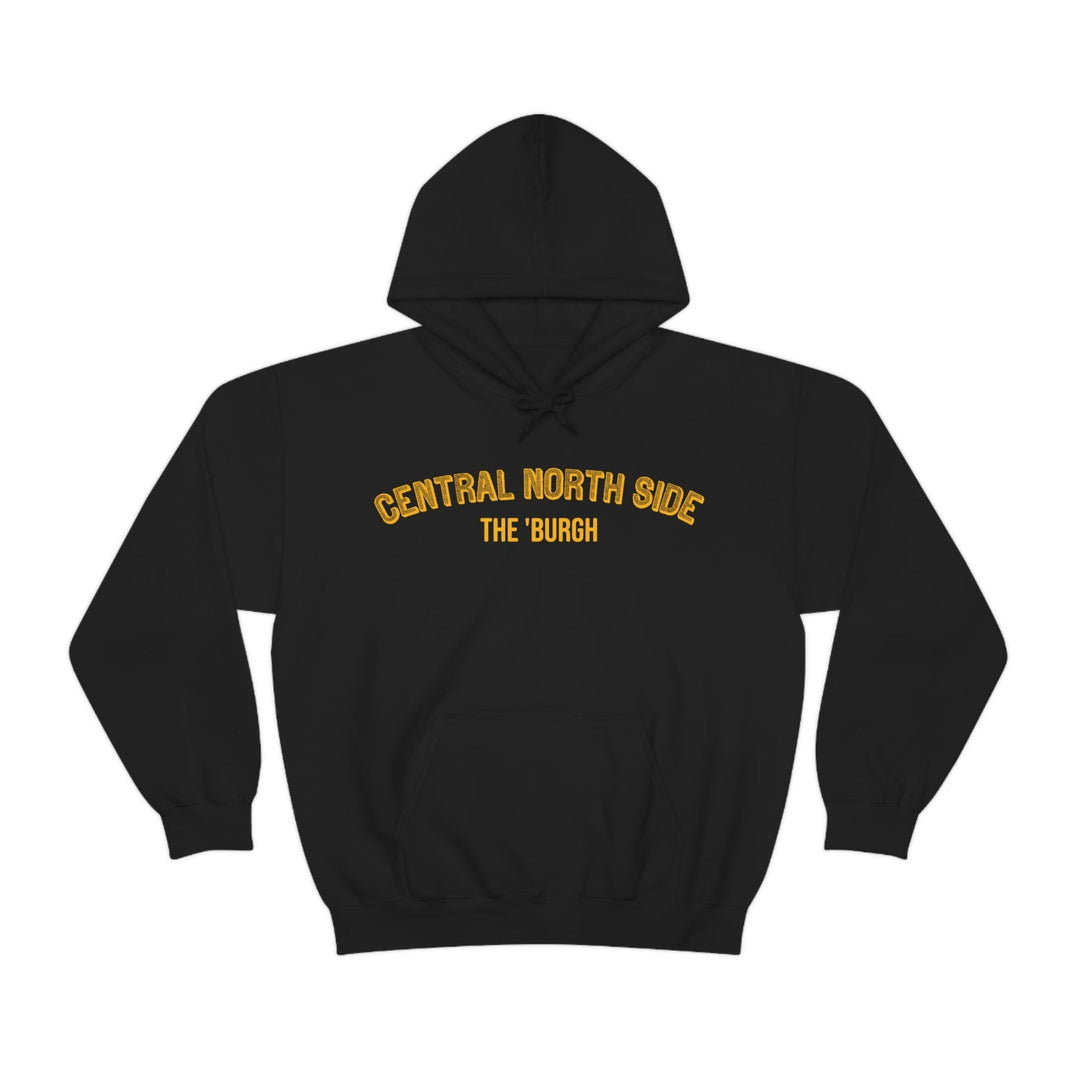 Pittsburgh Neighborhood - Central North Side - The 'Burgh Neighborhood Series -Hooded Sweatshirt Hoodie Printify Black S 