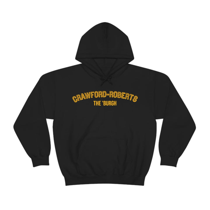 Pittsburgh Neighborhood - Crawford-Roberts - The 'Burgh Neighborhood Series -Hooded Sweatshirt Hoodie Printify Black S 