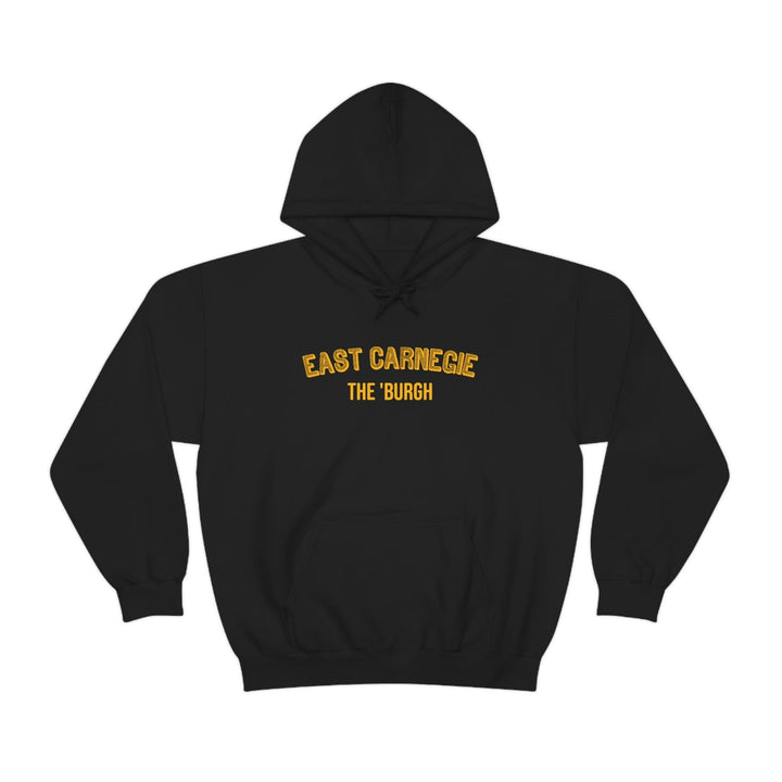 Pittsburgh Neighborhood - East Carnegie - The 'Burgh Neighborhood Series -Hooded Sweatshirt Hoodie Printify Black S 