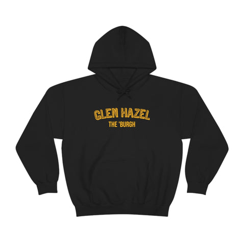 Pittsburgh Neighborhood - Glen Hazel - The 'Burgh Neighborhood Series -Hooded Sweatshirt Hoodie Printify Black S 