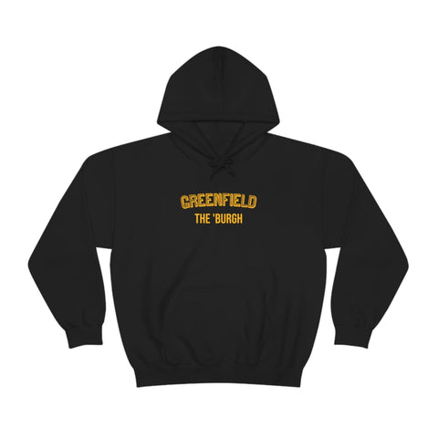 Pittsburgh Neighborhood - Greenfield - The 'Burgh Neighborhood Series -Hooded Sweatshirt Hoodie Printify Black S 