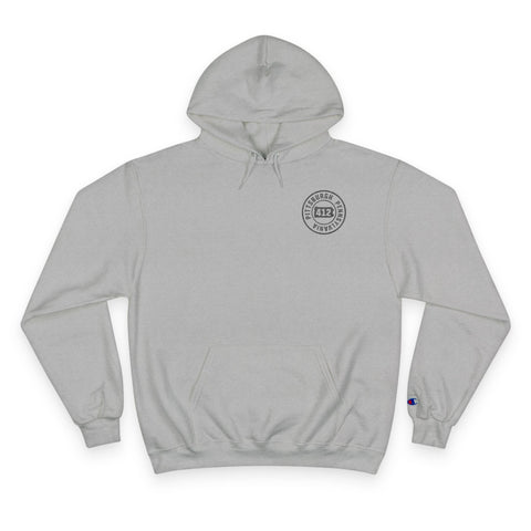 Pittsburgh Neighborhood Hoodie - Champion S700 Eco Hooded Sweatshirt With Map Print Hoodie - YinzerShop