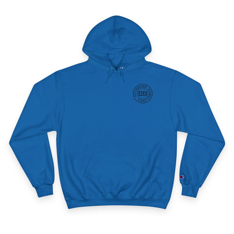 Pittsburgh Neighborhood Hoodie - Champion S700 Eco Hooded Sweatshirt With Map Print Hoodie - YinzerShop