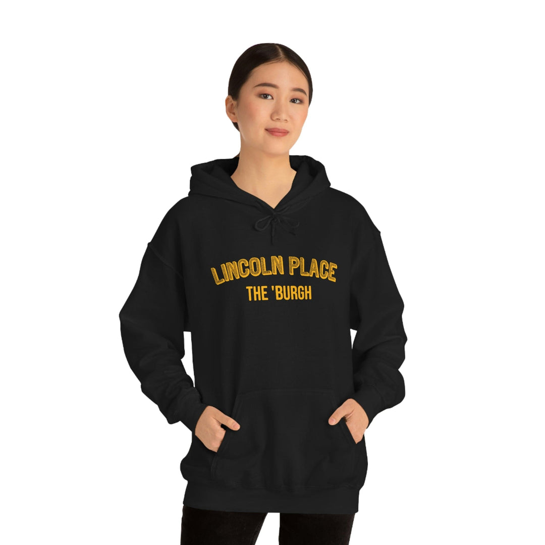 Pittsburgh Neighborhood - Lincoln Place - The 'Burgh Neighborhood Series -Hooded Sweatshirt Hoodie Printify   