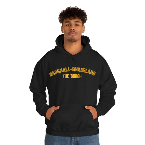 Pittsburgh Neighborhood - Marshall-Shadeland - The 'Burgh Neighborhood Series -Hooded Sweatshirt Hoodie Printify   