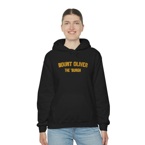 Pittsburgh Neighborhood - Mount Oliver - The 'Burgh Neighborhood Series -Hooded Sweatshirt Hoodie Printify   