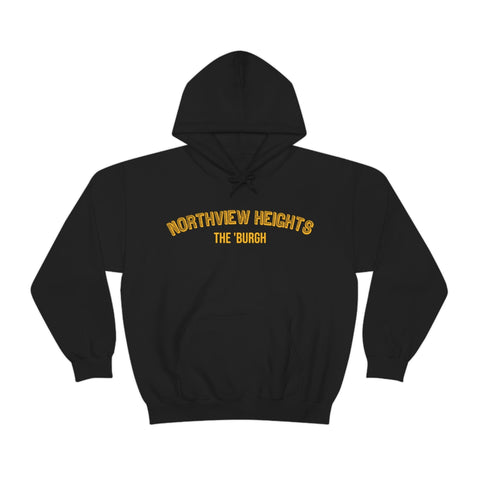 Pittsburgh Neighborhood - Northview Heights - The 'Burgh Neighborhood Series -Hooded Sweatshirt Hoodie Printify Black S 