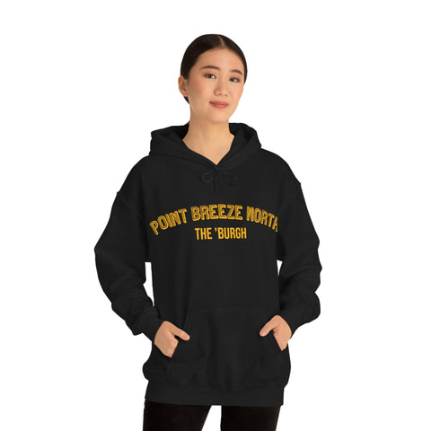 Pittsburgh Neighborhood - Point Breeze North - The 'Burgh Neighborhood Series -Hooded Sweatshirt Hoodie Printify   