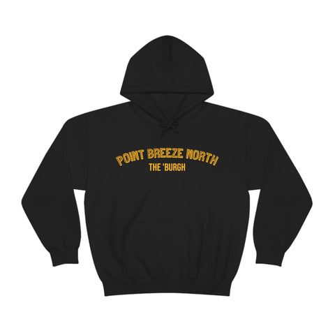 Pittsburgh Neighborhood - Point Breeze North - The 'Burgh Neighborhood Series -Hooded Sweatshirt Hoodie Printify Black S 