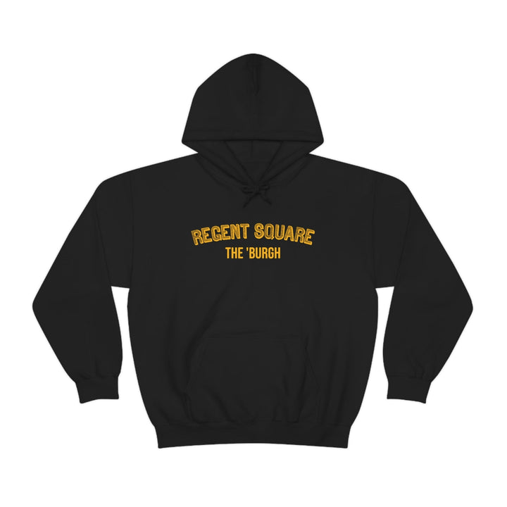 Pittsburgh Neighborhood - Regent Square - The 'Burgh Neighborhood Series -Hooded Sweatshirt Hoodie Printify Black S 