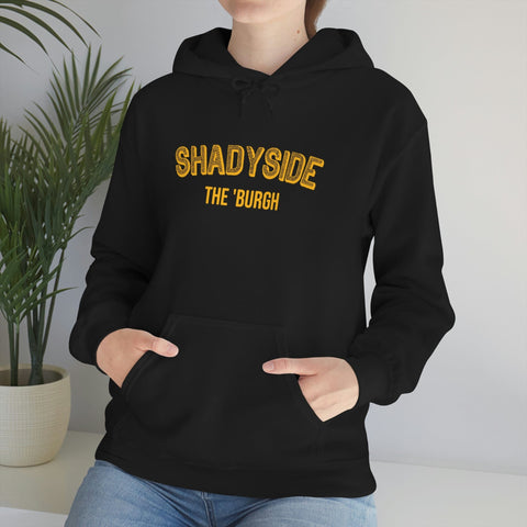 Pittsburgh Neighborhood - Shadyside - The 'Burgh Neighborhood Series -Hooded Sweatshirt Hoodie Printify   