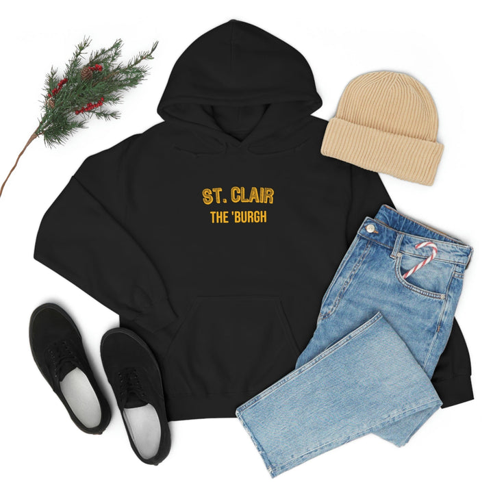 Pittsburgh Neighborhood - St. Clair - The 'Burgh Neighborhood Series -Hooded Sweatshirt Hoodie Printify   