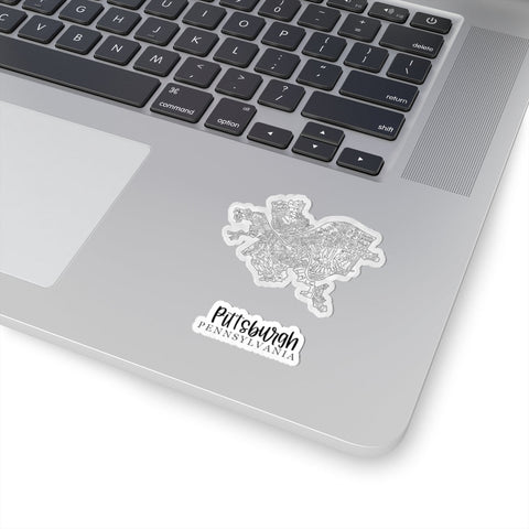 Pittsburgh Neighborhood Stickers - Colorful Vinyl Laptop Decals With Glossy Finish Paper Products - YinzerShop