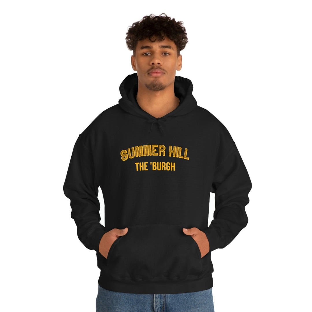 Pittsburgh Neighborhood - Summer Hill - The 'Burgh Neighborhood Series -Hooded Sweatshirt Hoodie Printify   