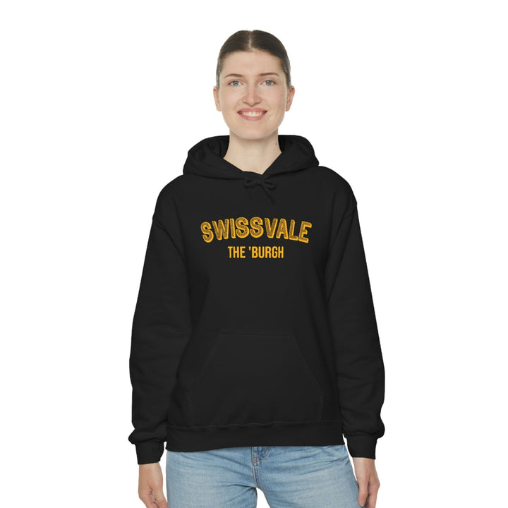Pittsburgh Neighborhood - Swissvale - The 'Burgh Neighborhood Series -Hooded Sweatshirt Hoodie Printify   