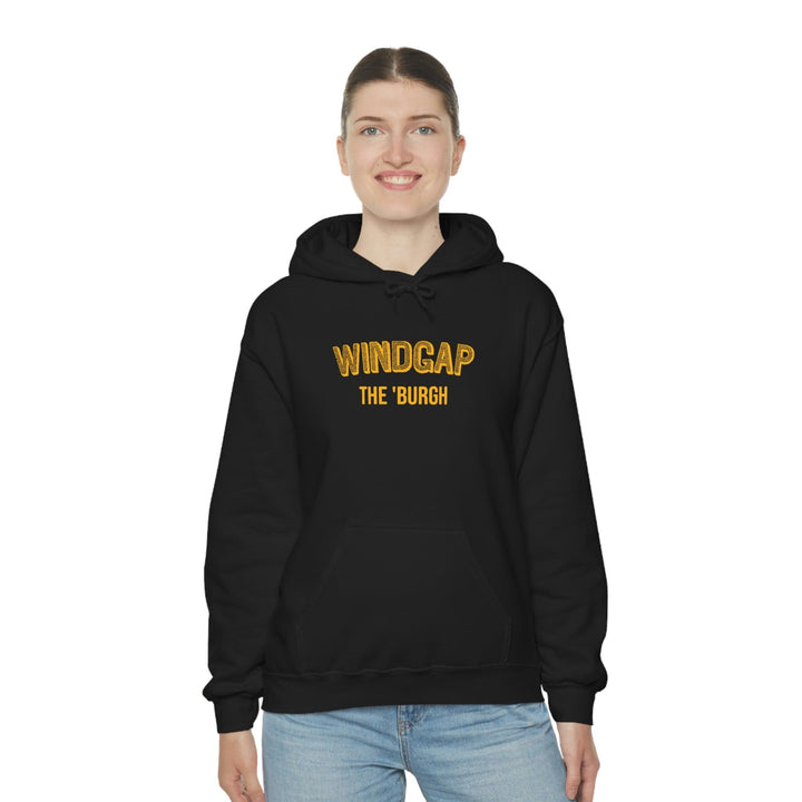 Pittsburgh Neighborhood - Windgap - The 'Burgh Neighborhood Series -Hooded Sweatshirt Hoodie Printify   
