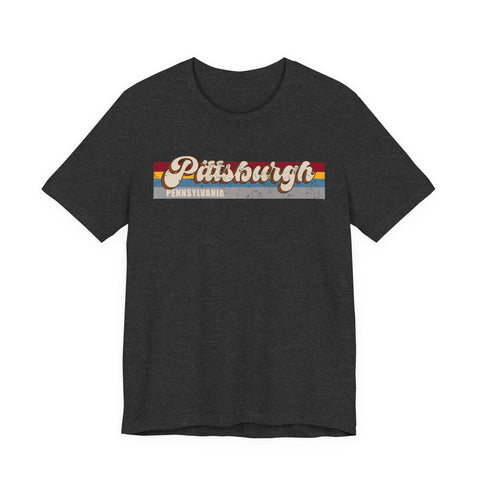 Pittsburgh PA Retro - Unisex Jersey Short Sleeve Tee T-Shirt - YinzerShop