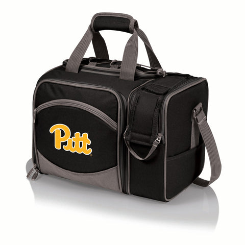 Pittsburgh Panthers Malibu Picnic Basket Cooler – Portable Soft Cooler With 12 Can Capacity Licensed - YinzerShop