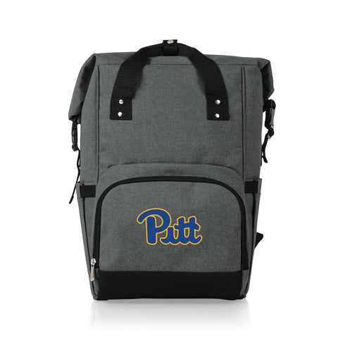 Pittsburgh Panthers - On The Go Roll-Top Backpack Cooler Licensed - YinzerShop