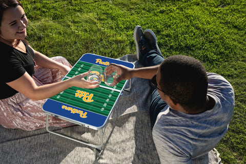 Pittsburgh Panthers Portable Folding Table – Mini Picnic Table, Lightweight Aluminum Licensed - YinzerShop