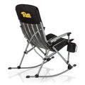 Pittsburgh Panthers Rocking Camp Chair - Foldable Camping Chair With Steel Frame Licensed - YinzerShop