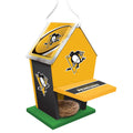 Pittsburgh Penguins Birdhouse - Officially Licensed Wood Outdoor Birdhouse With Rolled Tin Roof Decor - YinzerShop