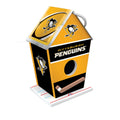 Pittsburgh Penguins Birdhouse - Officially Licensed Wood Outdoor Birdhouse With Rolled Tin Roof Decor - YinzerShop