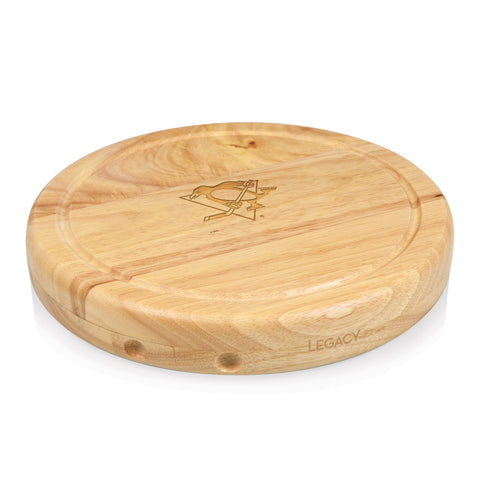 Pittsburgh Penguins Cheese Cutting Board – Eco-Friendly Parawood Charcuterie Set Licensed - YinzerShop