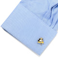 Pittsburgh Penguins Cufflinks – Mario Lemieux Official NHL Enamel Logo Gift Cufflinks - YinzerShop