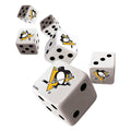 Pittsburgh Penguins Dice - Licensed NHL Gaming Dice Set with Easy Grip for Craps Dice & Cards Sets - YinzerShop