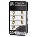 Pittsburgh Penguins Dominoes - Official NHL Game Set With Resin Pieces & Collectible Tin Box Classic Games - YinzerShop