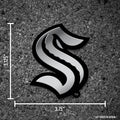 Pittsburgh Penguins Emblem - NHL Chrome Auto Decal | Weather Resistant Sports Fan Accessories Decal - YinzerShop