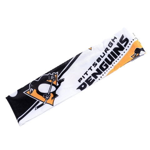 Pittsburgh Penguins Headband – Stretch Satin Team Logo Hair Accessory Headband - YinzerShop