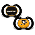 Pittsburgh Penguins Pacifier - Official NHL Licensed Infant Feeding Supplies Set Pacifiers & Clips - YinzerShop