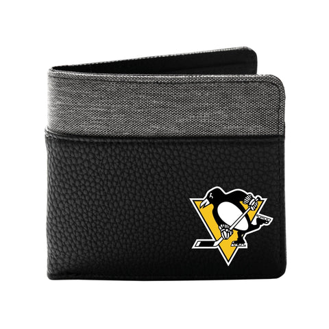 Pittsburgh Penguins Pebble BiFold Wallet – Durable Vinyl Sports Fan Accessory Wallet - YinzerShop