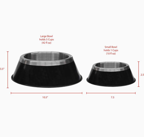 Pittsburgh Penguins Pet Bowl - Licensed NHL Stainless Steel Bowl, Anti-Skid Feeder Pet Bowl - YinzerShop
