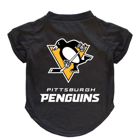 Pittsburgh Penguins Pet Shirt – Licensed Team Pet Wear | Small Dog Sports Shirt T-Shirt - YinzerShop