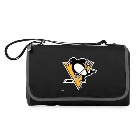Pittsburgh Penguins Picnic Blanket – Portable Camping Blanket Tote with Strap Licensed - YinzerShop