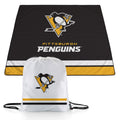 Pittsburgh Penguins Picnic Blanket - Water-Resistant, Foldable Outdoor Blanket with Drawstring Backpack Licensed - YinzerShop