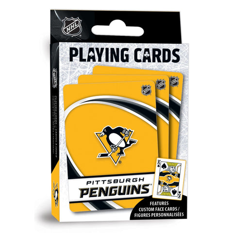 Pittsburgh Penguins Playing Cards - Official NHL Team Deck With Custom Hockey Cards Dice & Cards Sets - YinzerShop