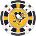 Pittsburgh Penguins Poker Chips - 100 Piece Casino Style Chip Set with Tray Poker Chips & Sets - YinzerShop