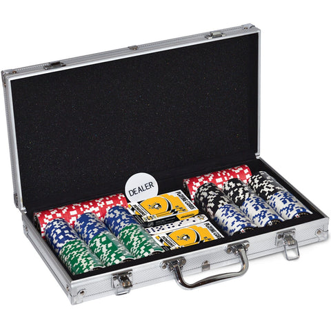 Pittsburgh Penguins Poker Set – 300 Heavy 11.5g Casino Chips, Aluminum Case & Team Dice Poker Chips & Sets - YinzerShop