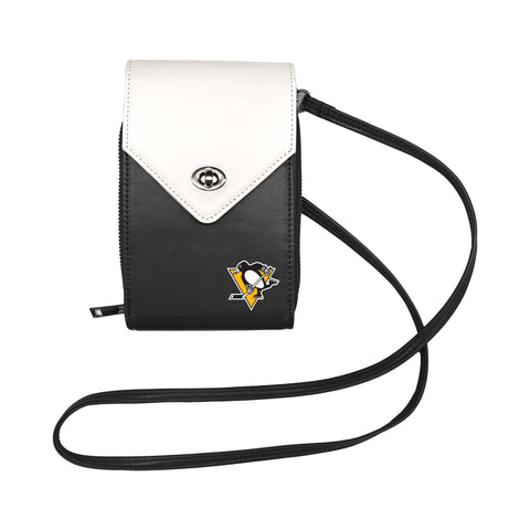 Pittsburgh Penguins Purse – Official Black and Gold Hockey Fan Bag with Adjustable Strap Purse - YinzerShop